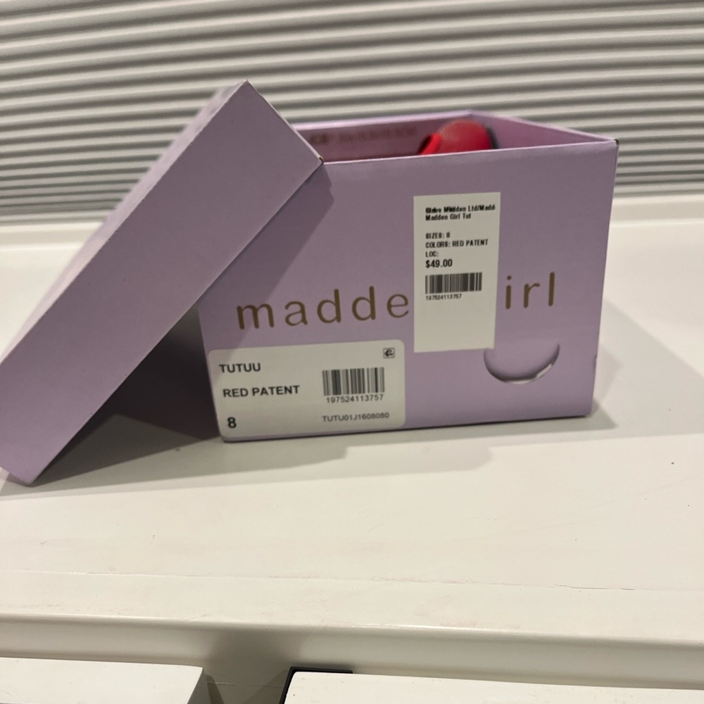 Madden Girl Red Patent Flats